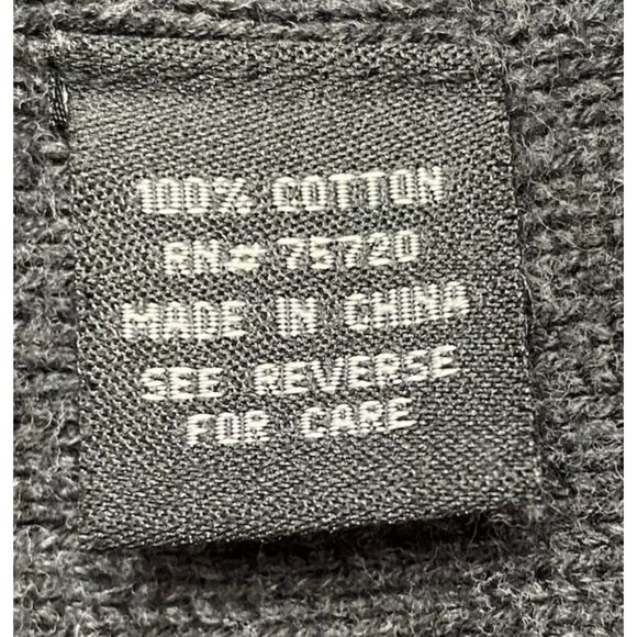 BKE Standard Fit Men's XL Sweater 100% Cotton Gray Black Argyle 1/4 Zip Preppy - Picture 7 of 8